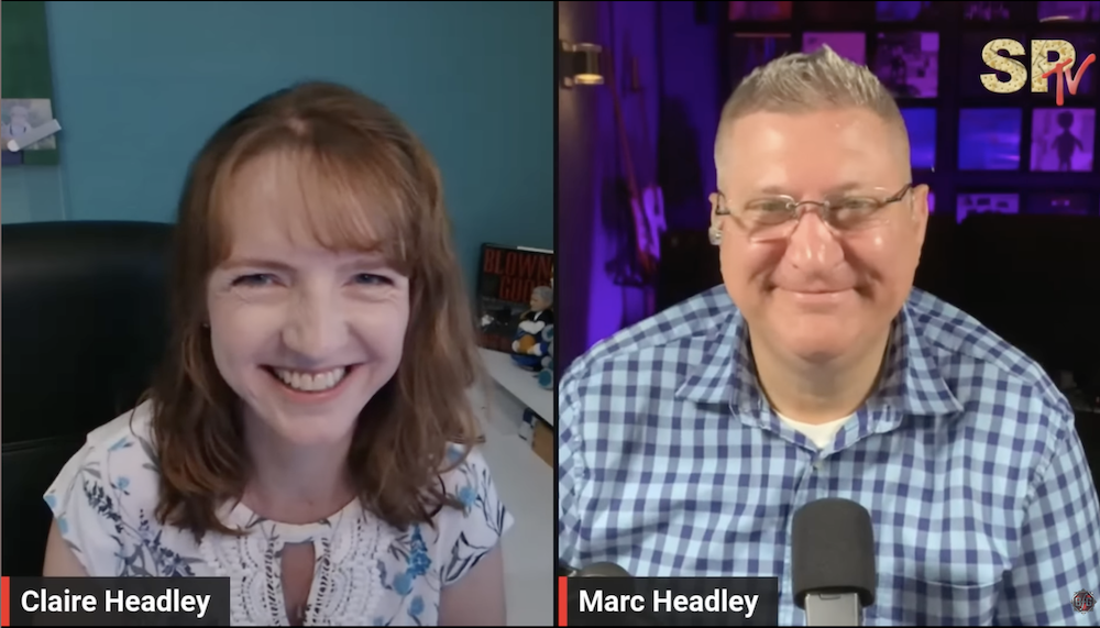 Claire Headley and Marc Headley on their SPTV video & podcast